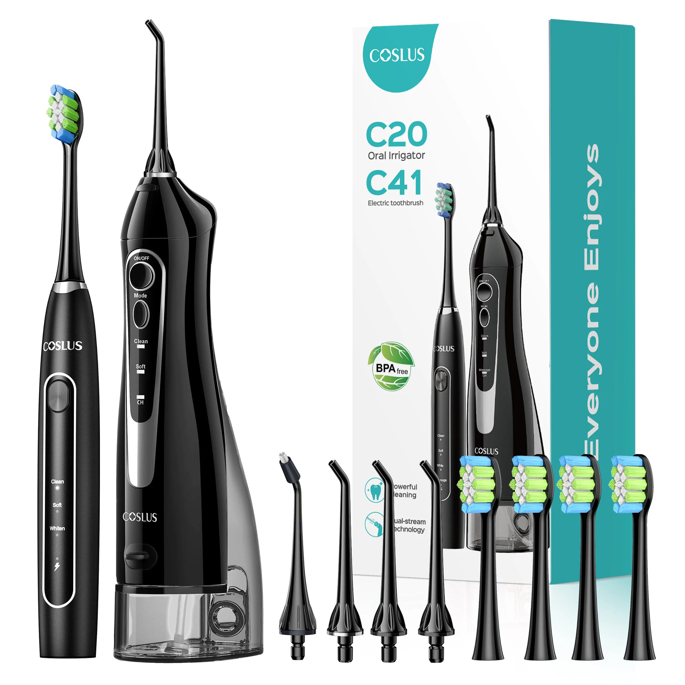 COSLUS C20&C41 Electric Toothbrush Set