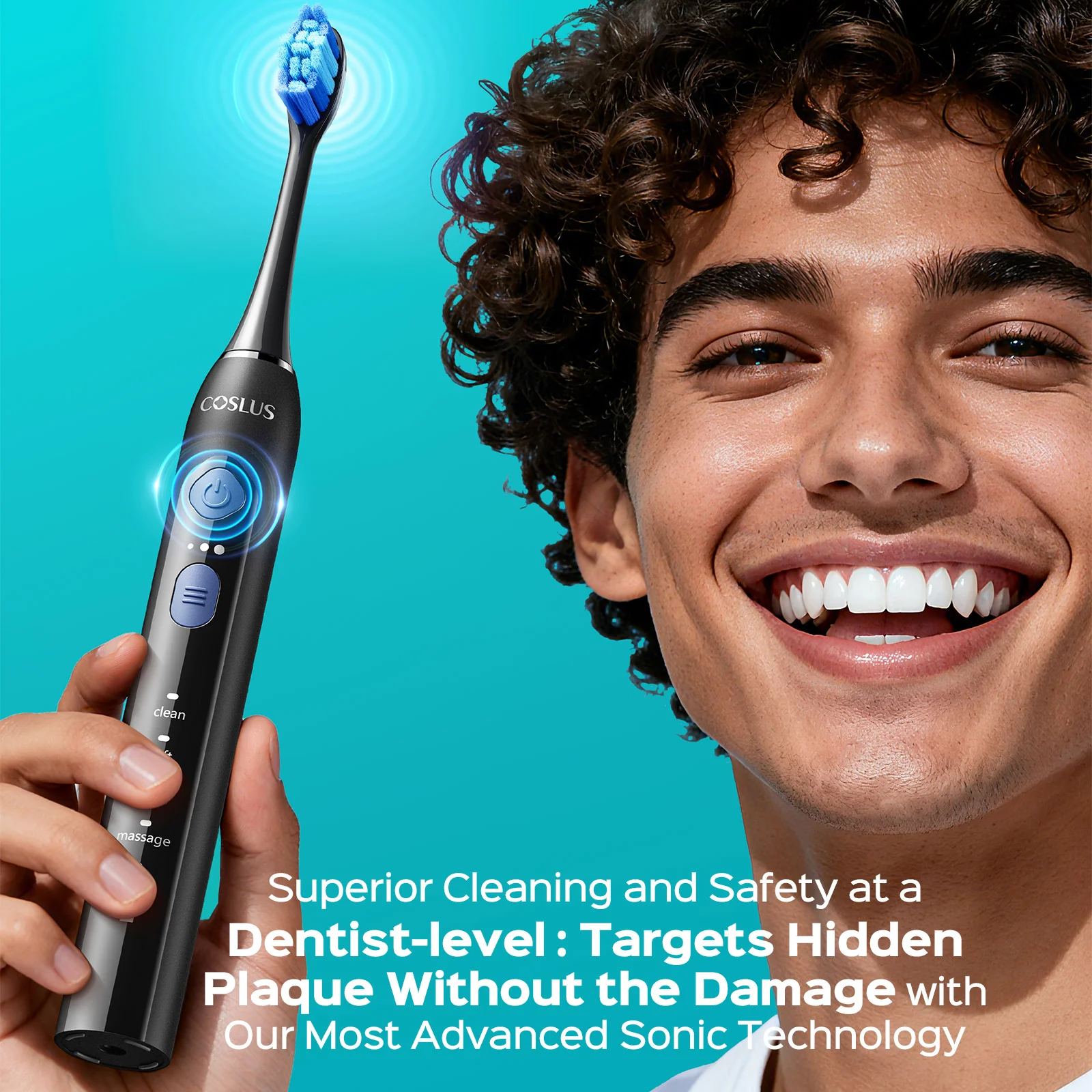 COSLUS C30 Sonic Electric Toothbrush for Adults - Image 6