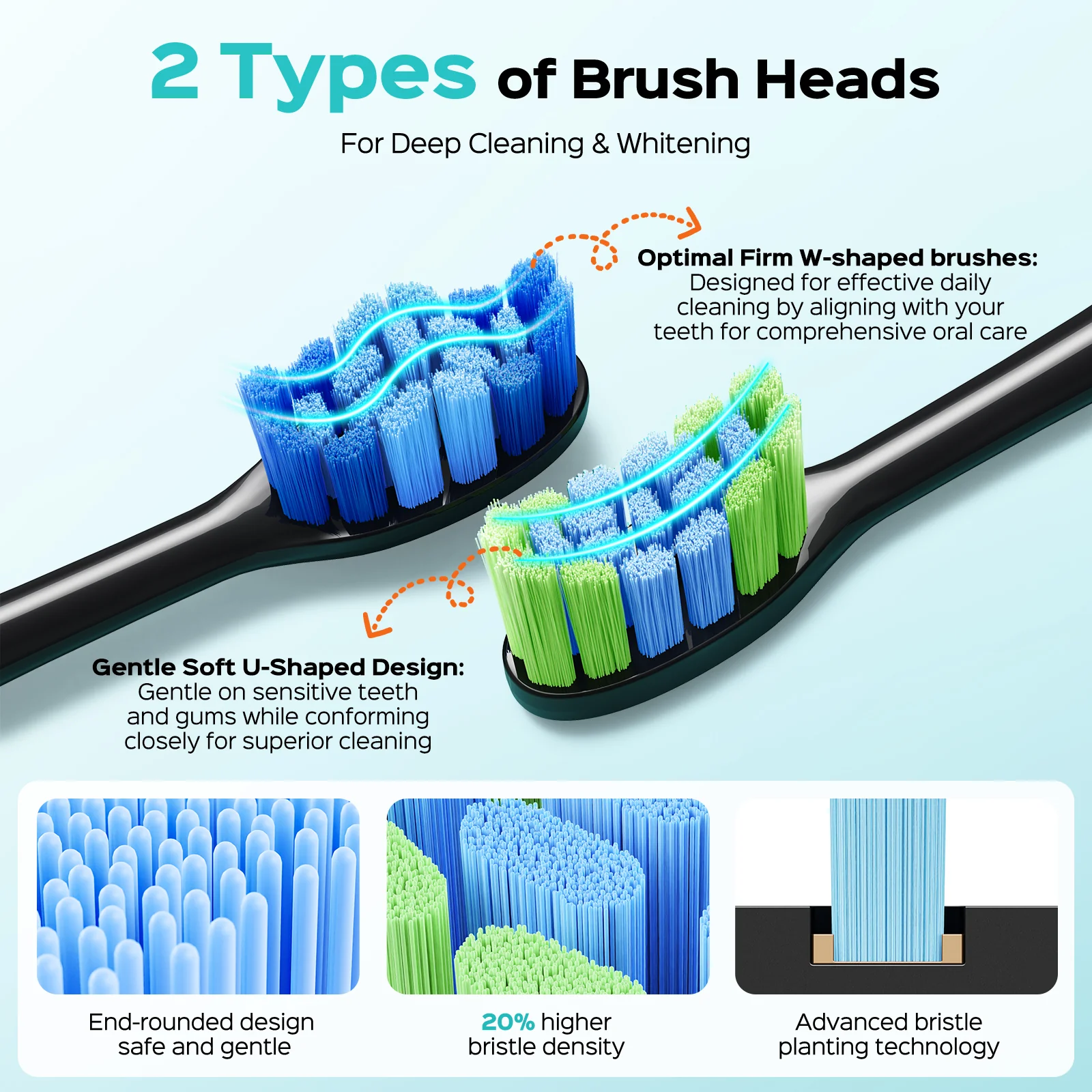 COSLUS C30 Sonic Electric Toothbrush for Adults - Image 8