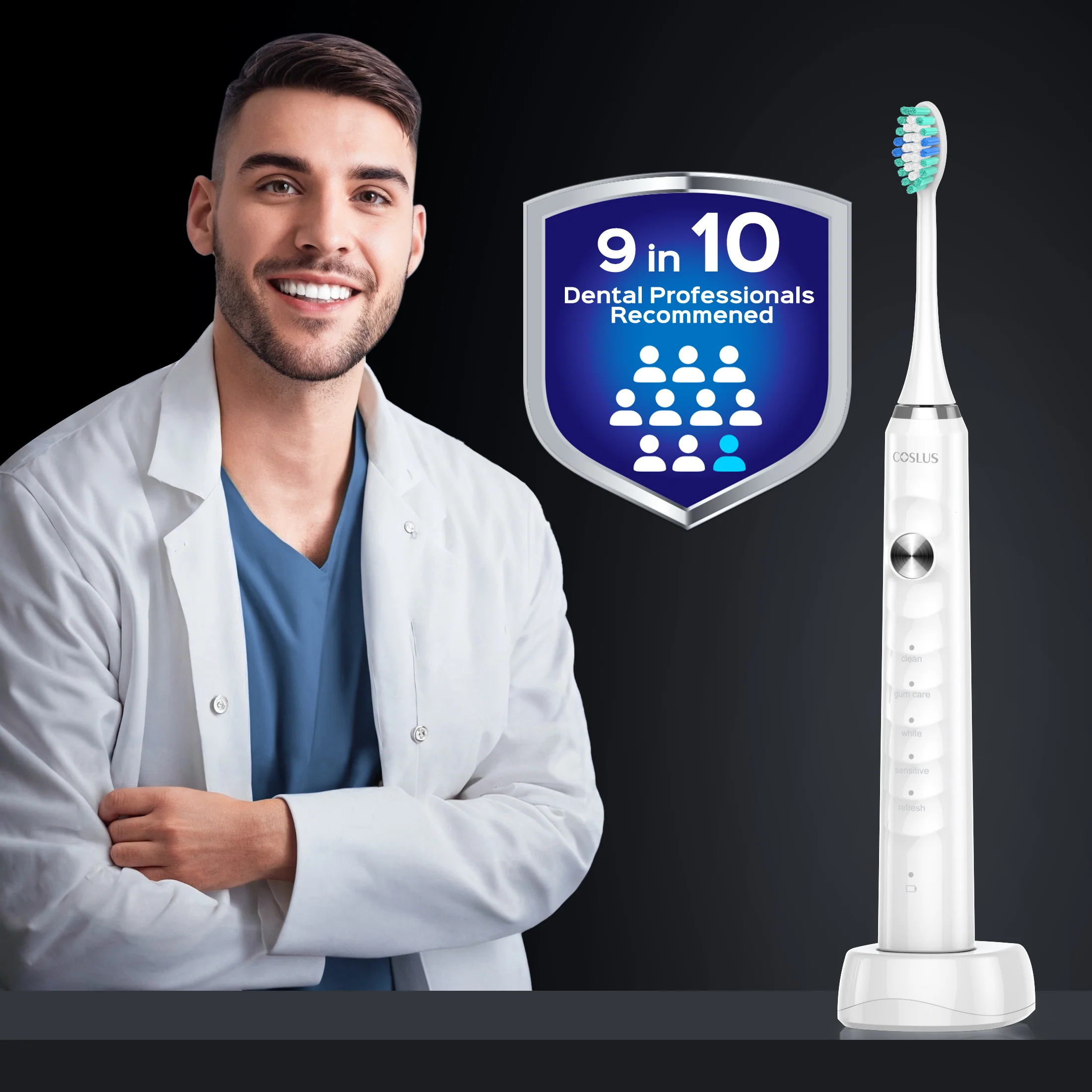 COSLUS C40 Sonic Electric Toothbrush - Image 8