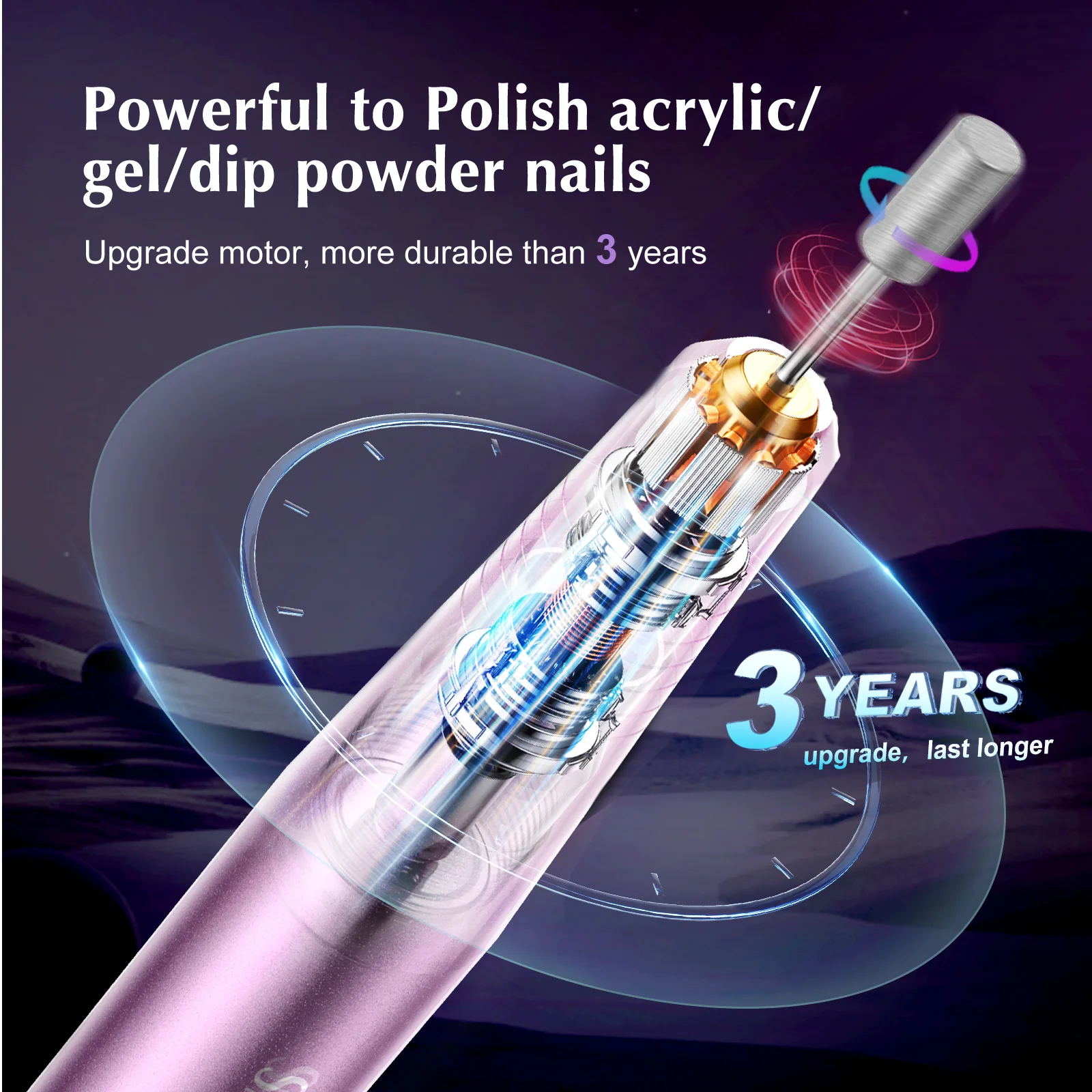 COSLUS  CX40 Electric Manicure Pedicure Kit - Image 6