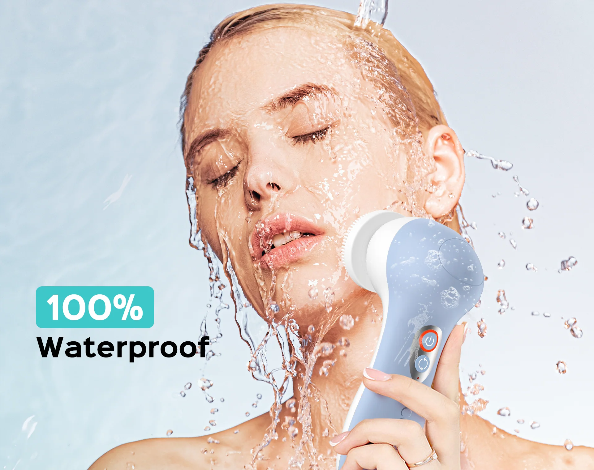 COSLUS FBX04 3 IN 1 Facial Cleansing Brush - Image 7
